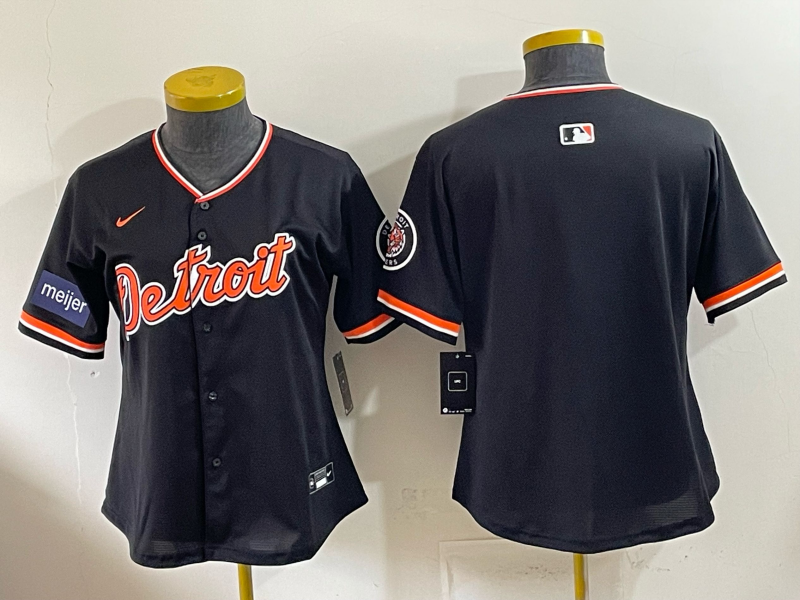 youth Detroit Tigers blank black Nike 2026 MLB Jersey 0408004